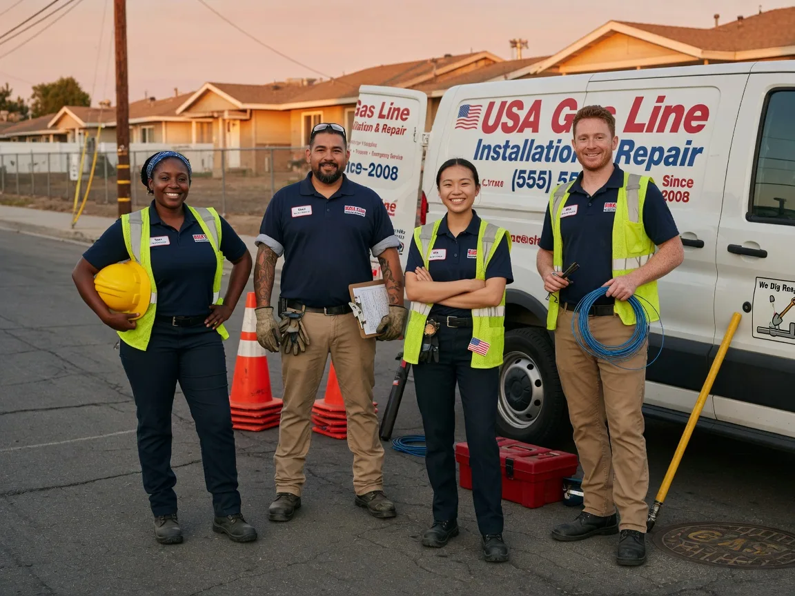 Gas Line Installation company in Lakeshore, CA